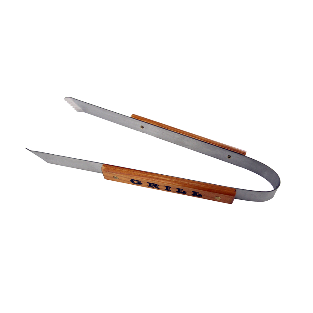 Barbecuetang met houten handvat