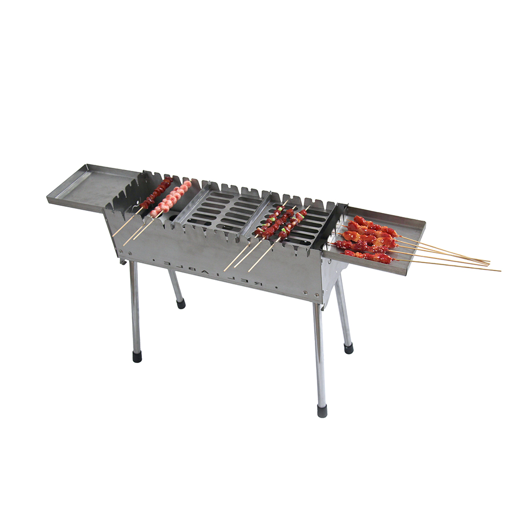Roestvrijstalen rechthoekige reguliere barbecuegrill