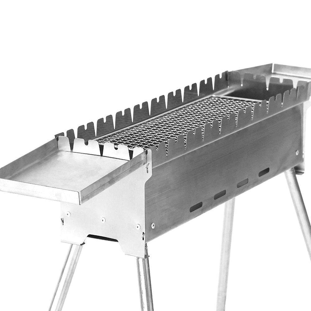 Roestvrijstalen rechthoekige reguliere barbecuegrill